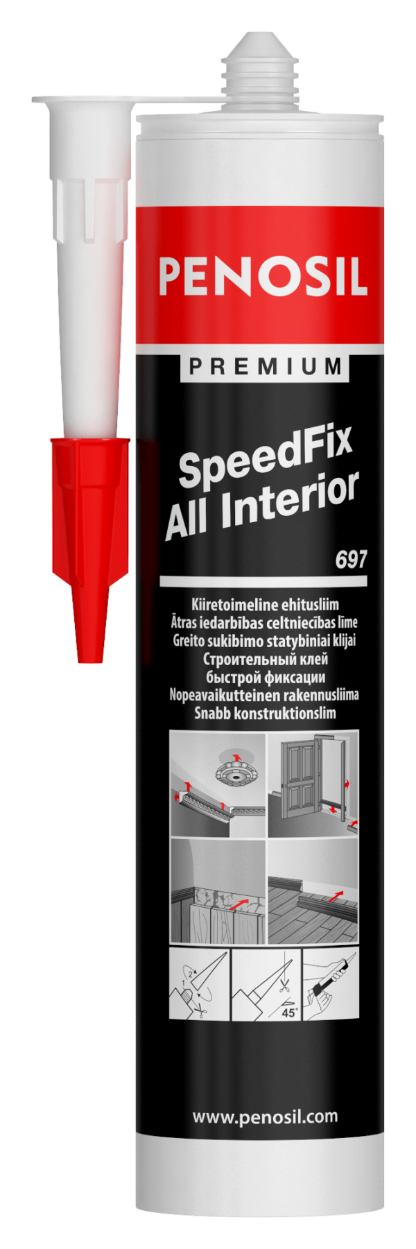 PENOSIL Premium SpeedFix All Interior 697 lepidlo pro interiérové práce