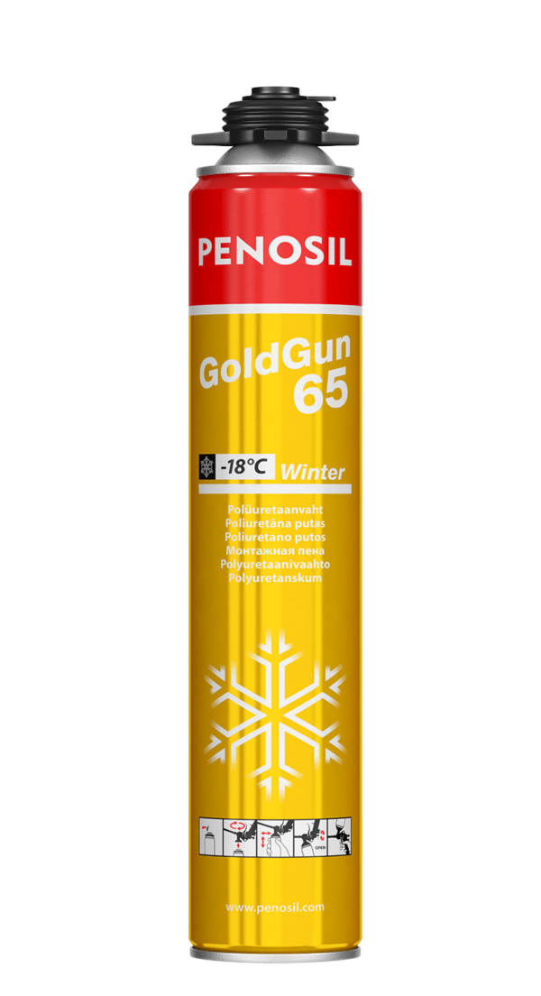 GoldGun 65 Winter zimní PU pěna se zvýšenou produkcí