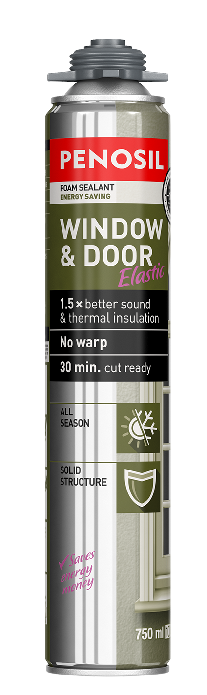 Penosil Window & Door Elastic izolační pěna pro montáž oken a dveří