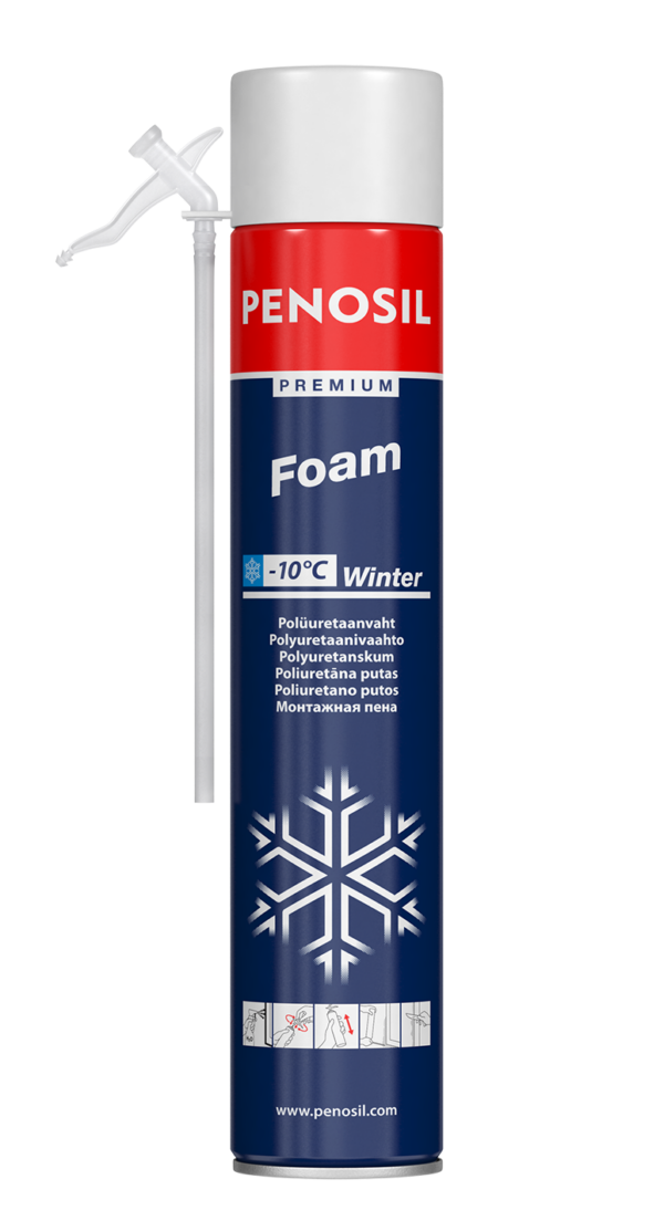 Penosil Premium Foam Winter PU pěna s trubičkovým aplikátorem pro zimní použití