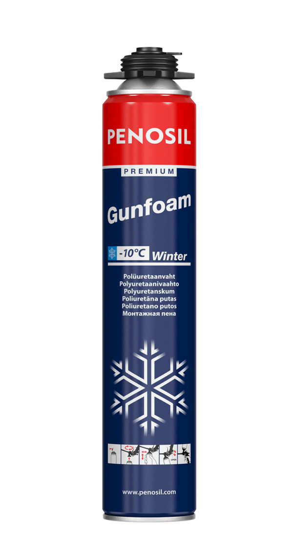 Premium Gunfoam Winter profesionální PU pěna zimní
