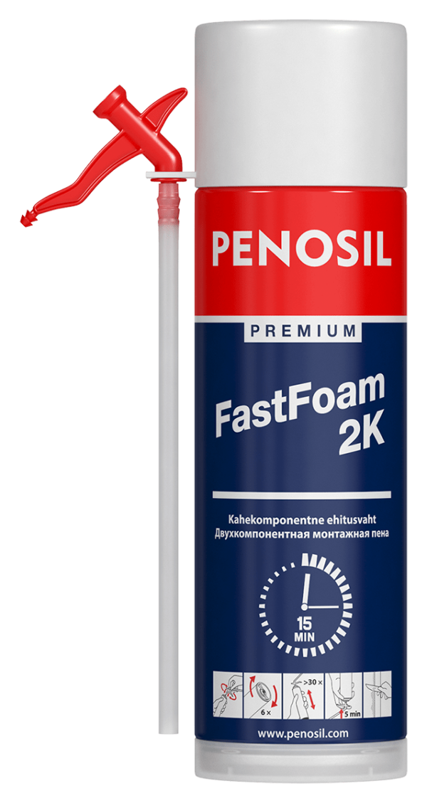 Penosil Premium Fast Foam 2K rychle tuhnoucí dvousložková trubičková pěna