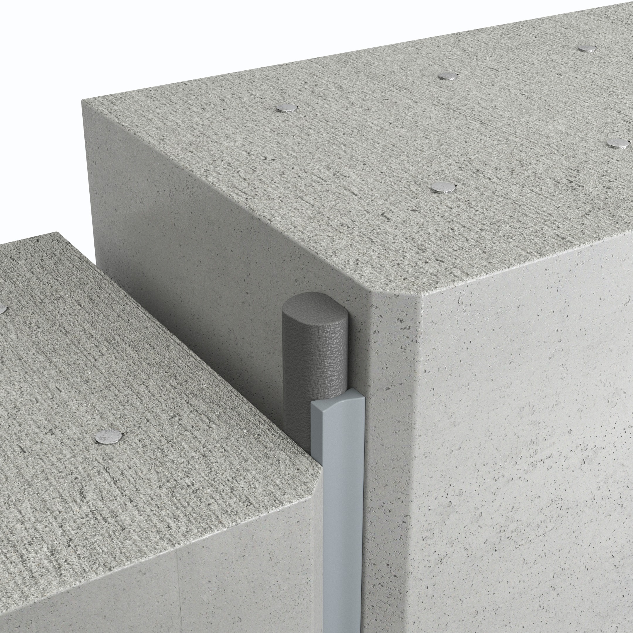 Těsnění betonové fasády proti povětrnostním vlivům pomocí tmelu