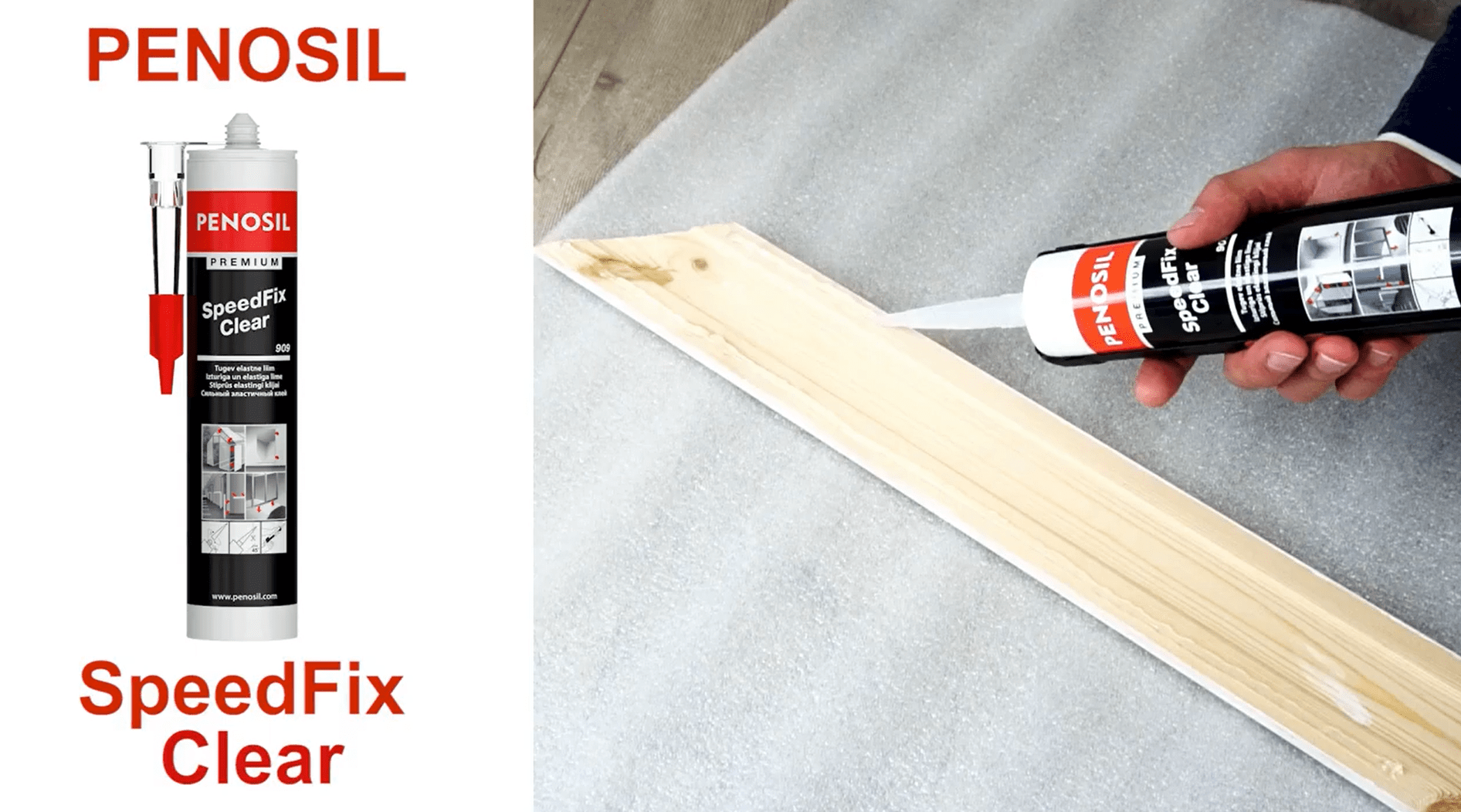 Play video: PENOSIL Premium SpeedFix Clear 909