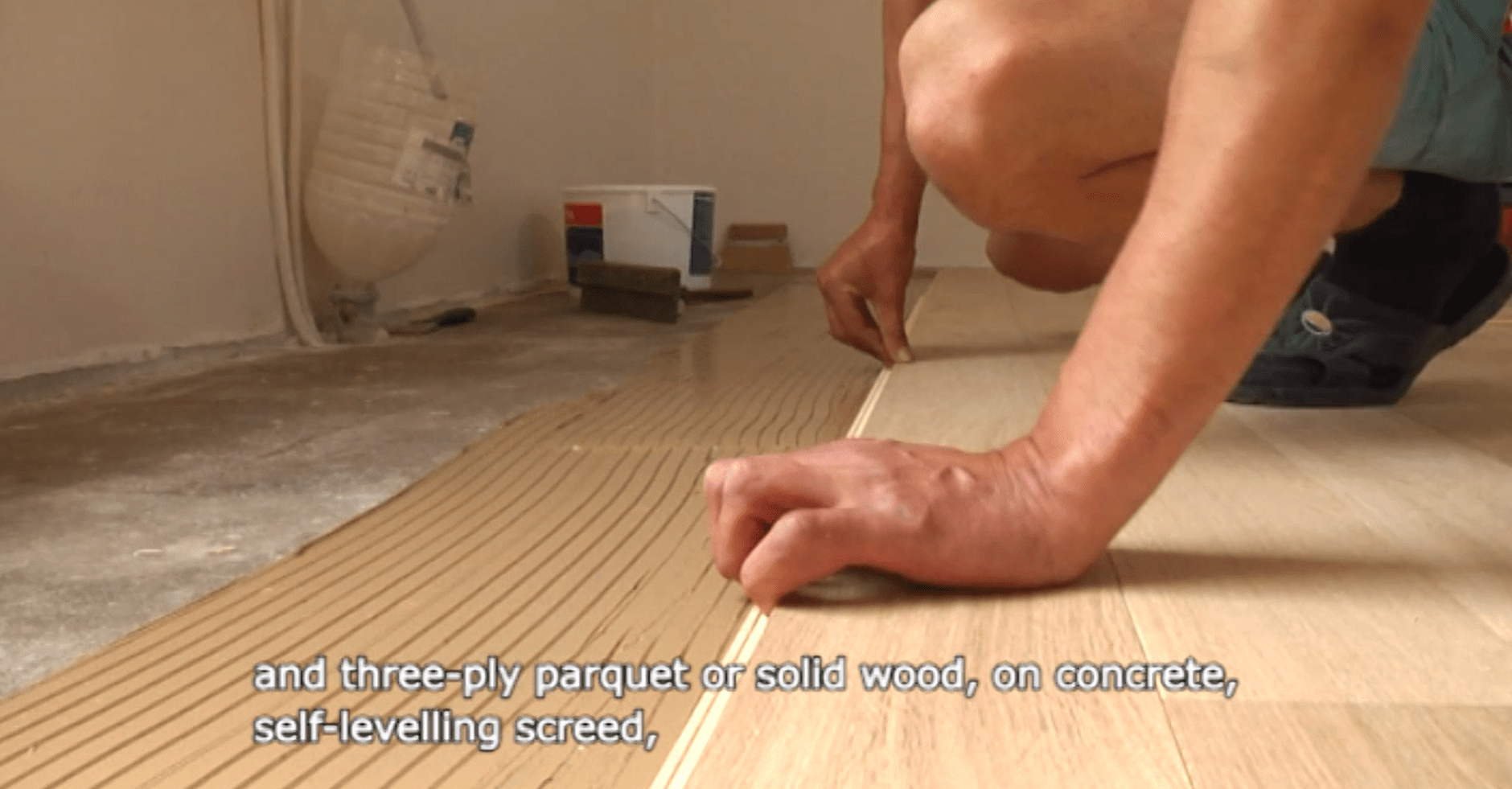 Play video: Parquet installation