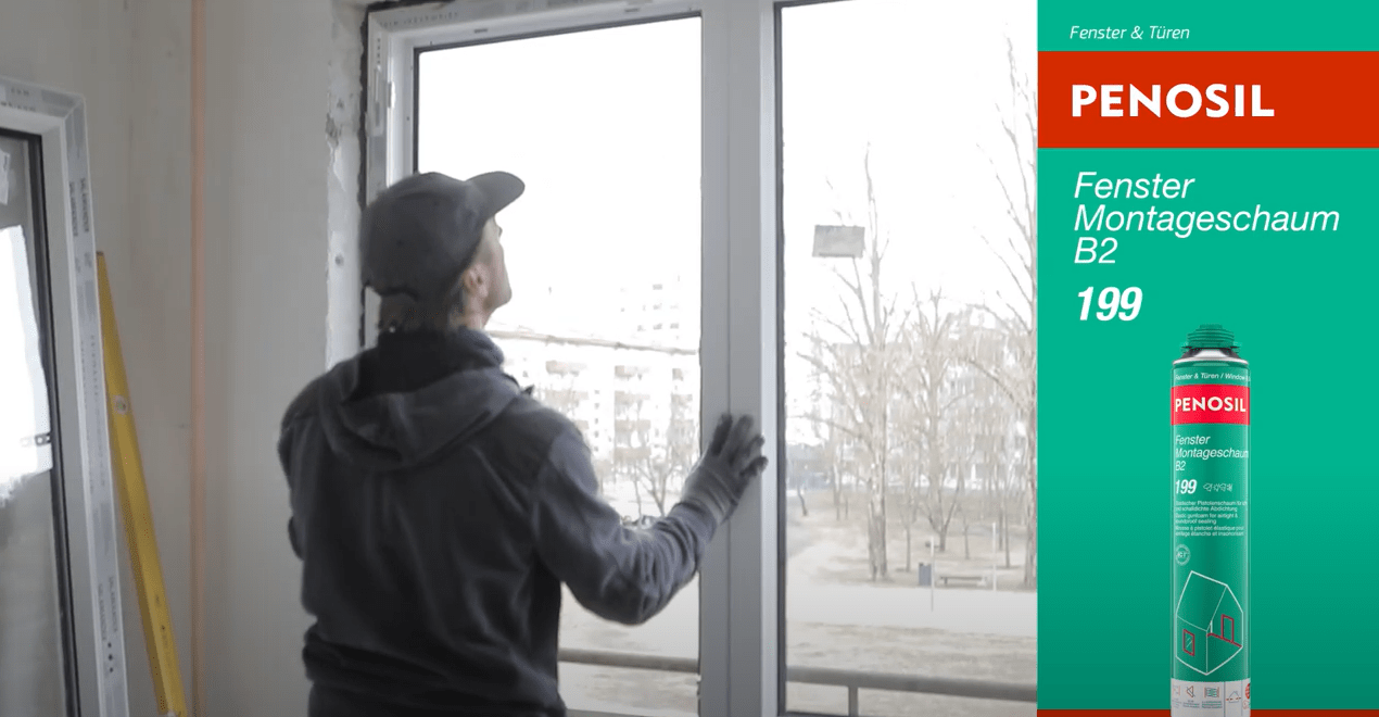 Play video: PENOSIL Fenster Montageschaum B2 199