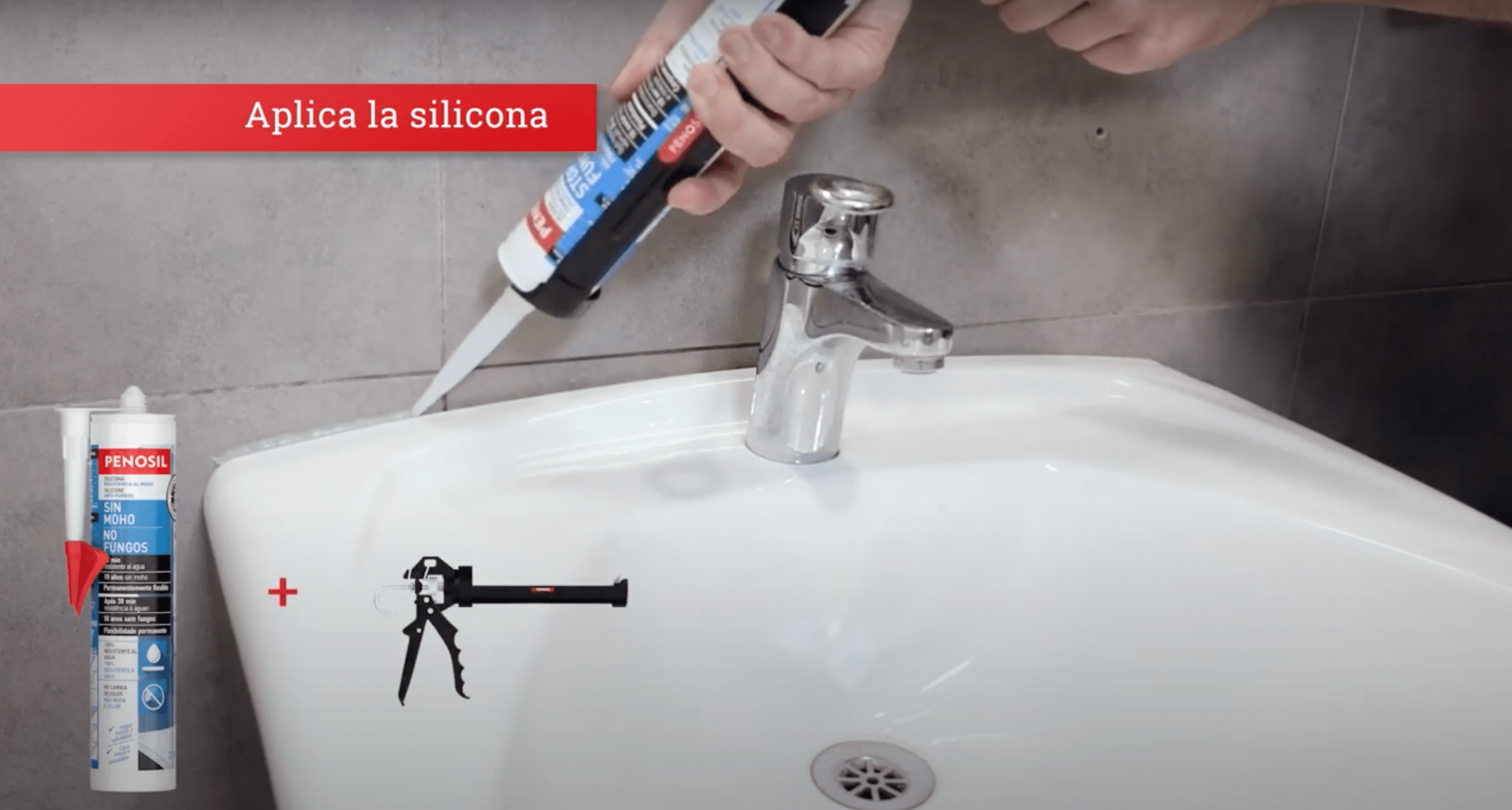 Play video: Cómo renovar las juntas de tu baño de forma sencilla con PENOSIL Sin Moho