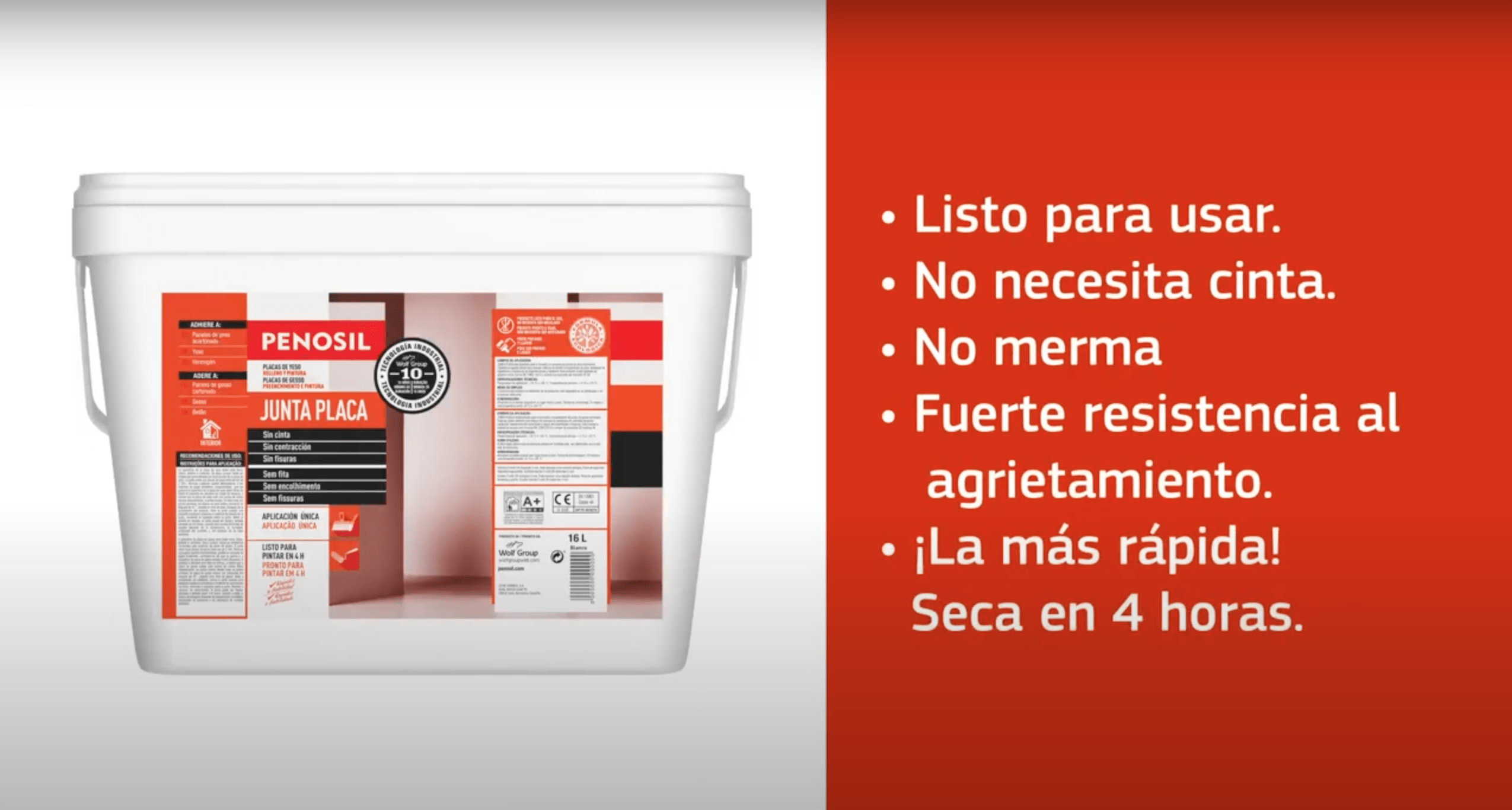 Play video: ¿Cómo rellenar y acabar la junta de una placa de yeso sin cinta adhesiva?