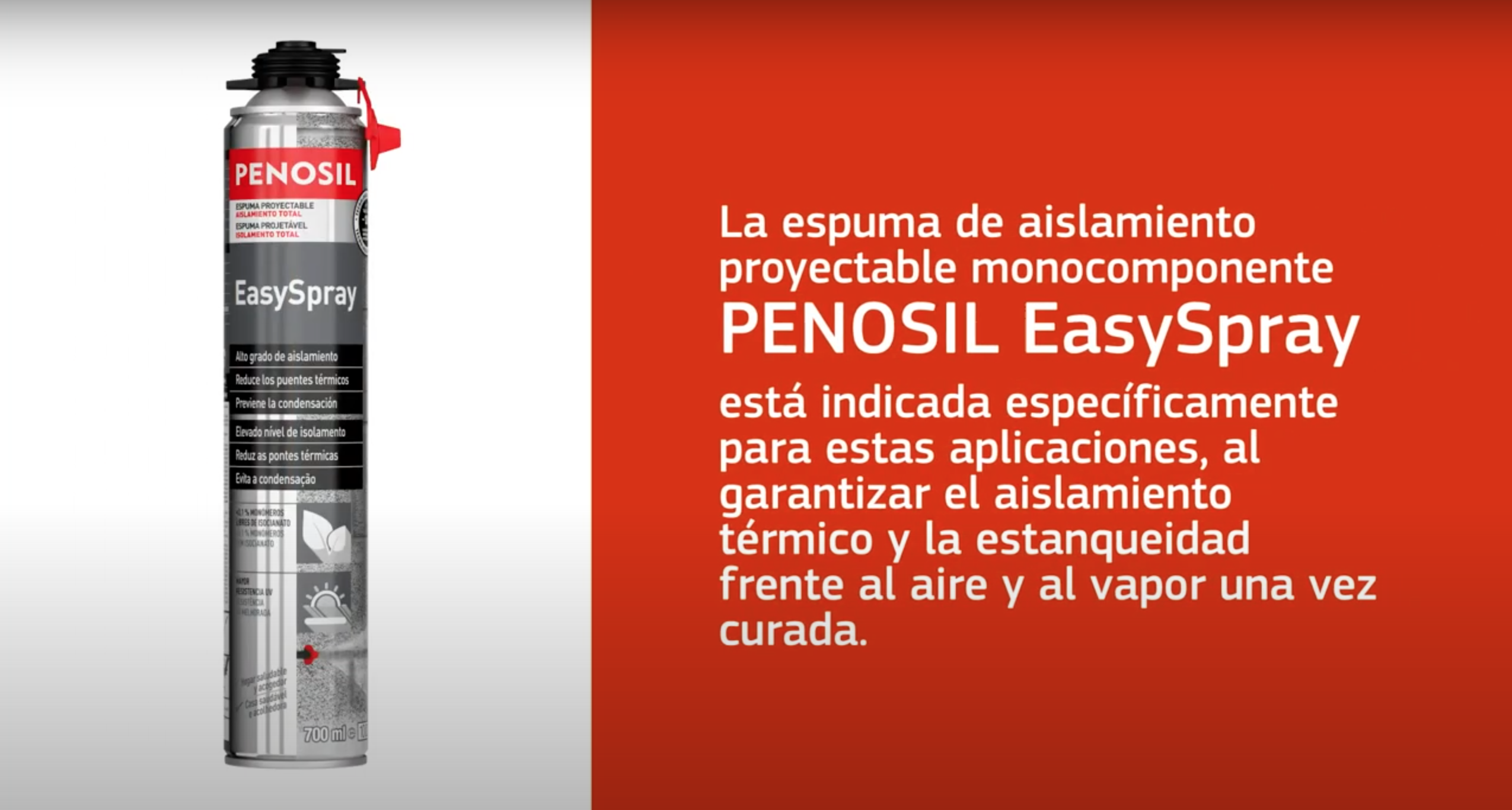 Play video: Aislamiento mediante espuma proyectable