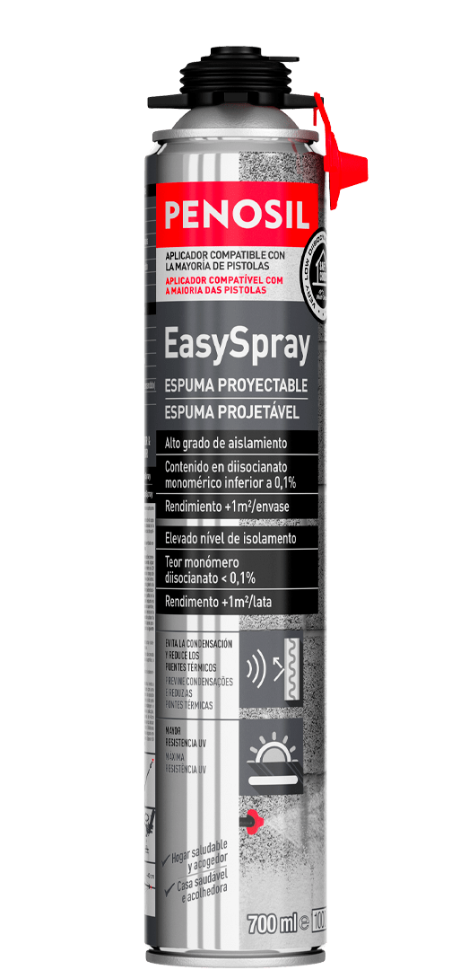 PENOSIL EasySpray espuma proyectable con aplicador de proyección único para una mejor experiencia de aislamiento