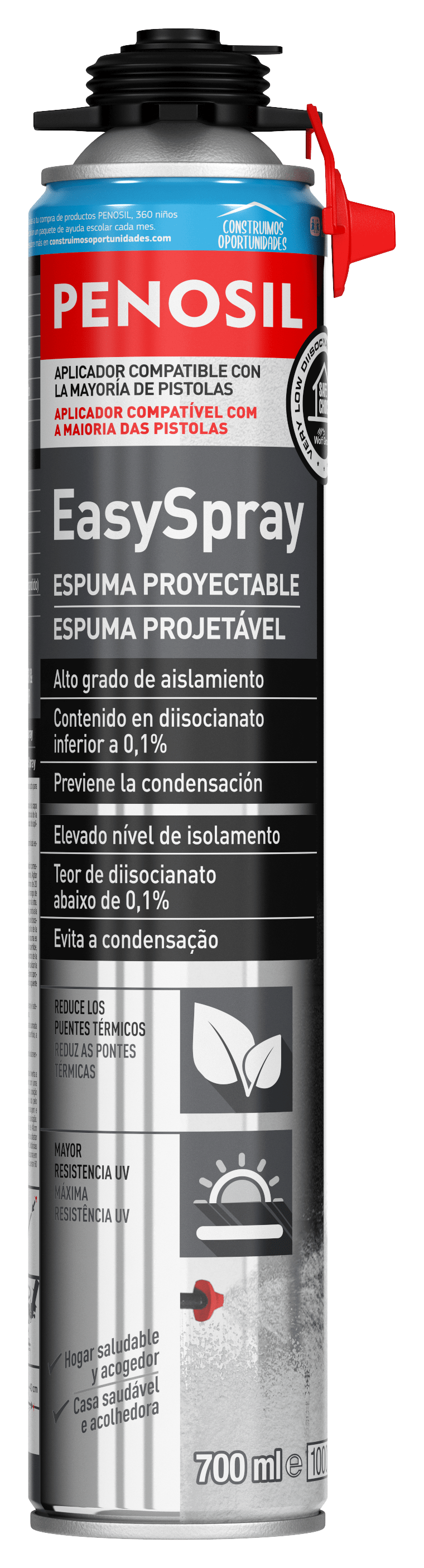 Espuma Proyectable Penosil Premium Con Baquilla - Ferretería Dos clavos