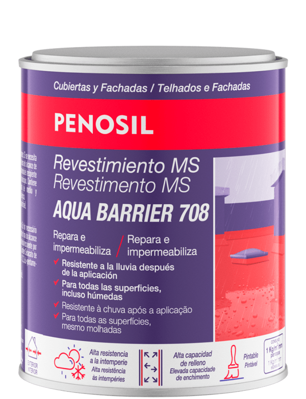 Revestimiento MS impermeabilizante cubiertas Penosil Aqua Barrier