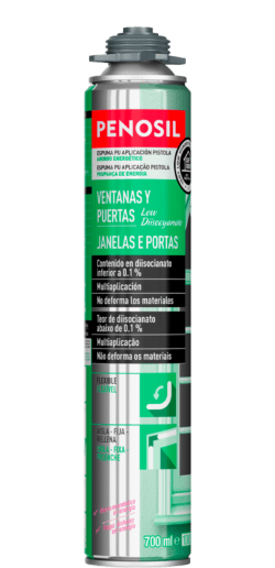 Ventanas y Puertas Low MDI Elástico Pistola