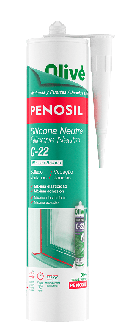 PENOSIL Silicona Neutra Ventanas C-22 de Máxima Elasticidad