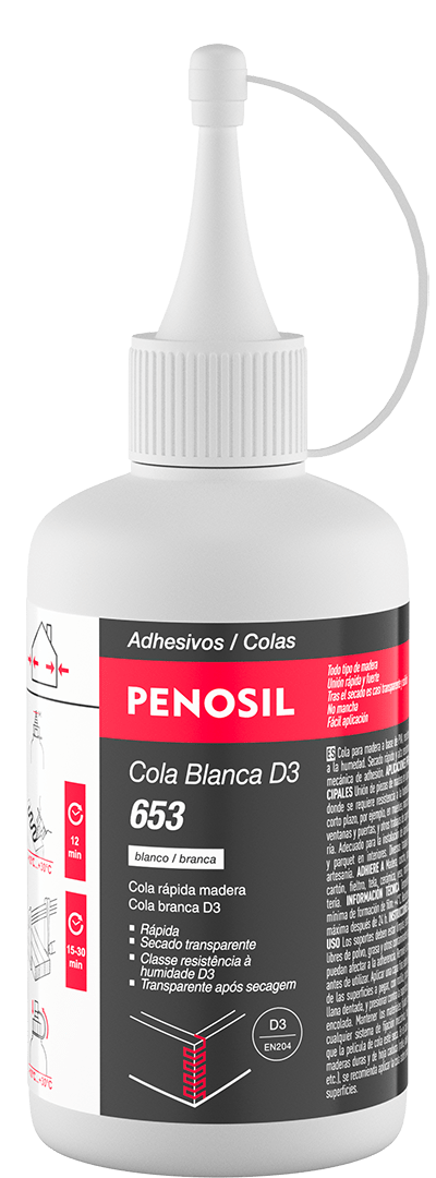 Cola blanca de secado rápido para madera D3 653 PENOSIL
