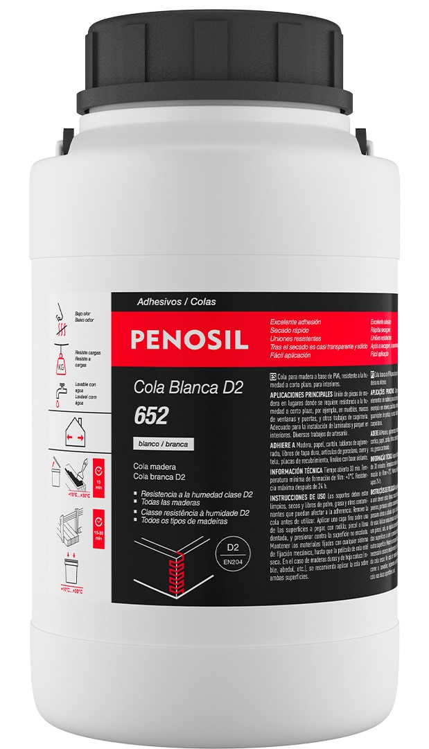 Cola blanca para madera D2 PENOSIL 652
