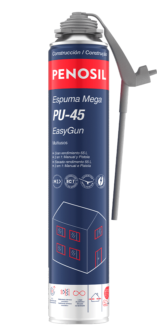 Espuma Mega Penosil PU-45 EasyGun Construcción