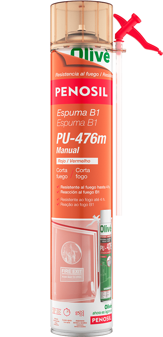 Espuma poliuretano proyectable 700ml blanca PENOSIL - Ferretería Campollano