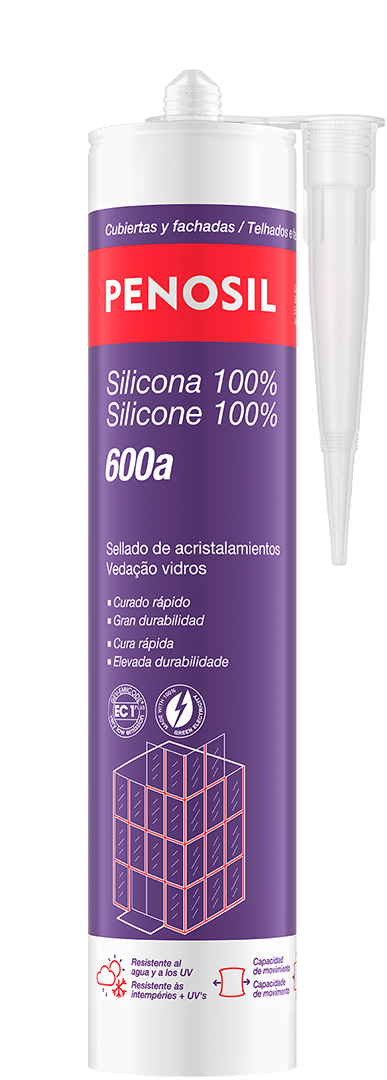 Silicona Acética 600a Sellado de Acristalamientos