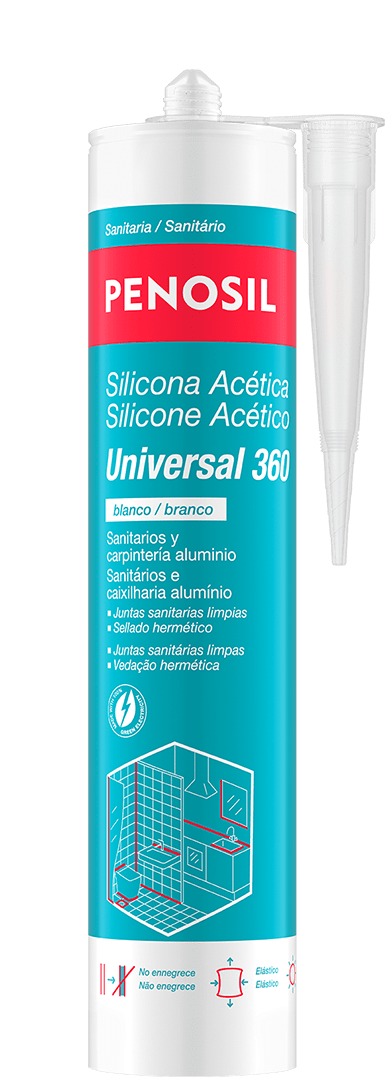 Silicona Acética Sanitaria Antimoho Penosil Universal 360 Blanco