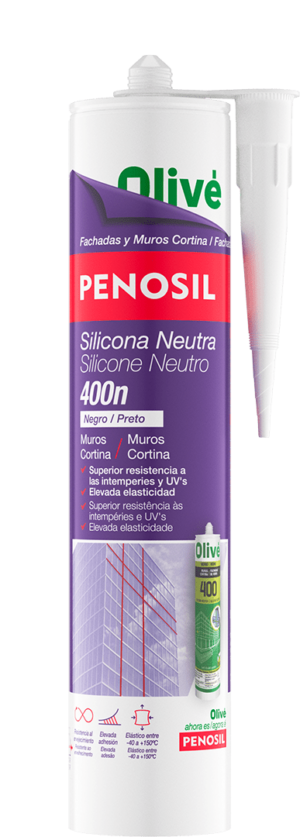 PENOSIL Silicona Neutra 400n para Fachadas y Muros Cortina