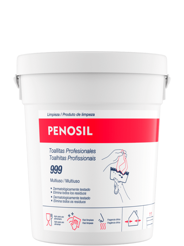Toallitas profesionales Penosil 999. Toallitas de limpieza industriales