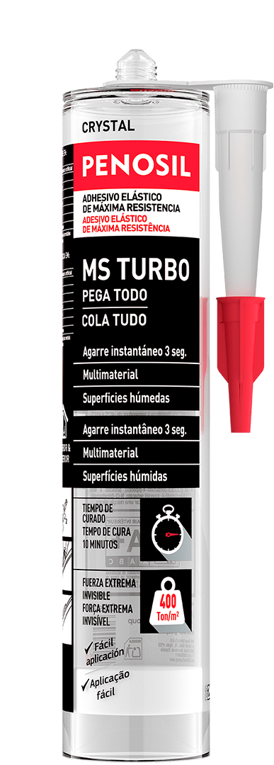 Adhesivo MS Crystal de máxima resistencia - Penosil MS Turbo Crystal