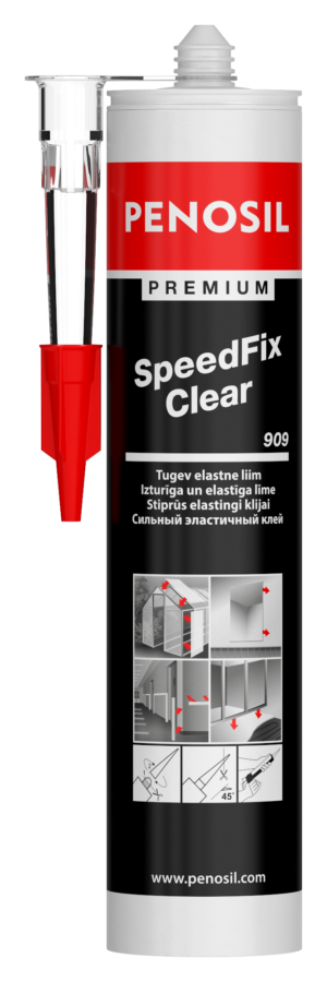 PENOSIL Premium SpeedFix Clear 909 transparent adhesive