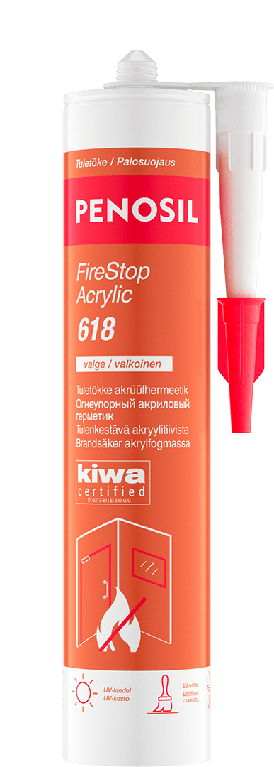 PENOSIl FireStop Acrylic 618 tuletõkke akrüülhermeetik