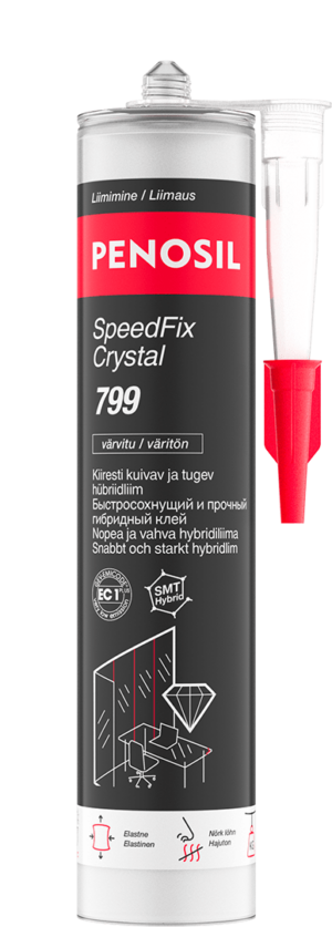 PENOSIL SpeedFix Crystal 799 läbipaistev hübriidliim