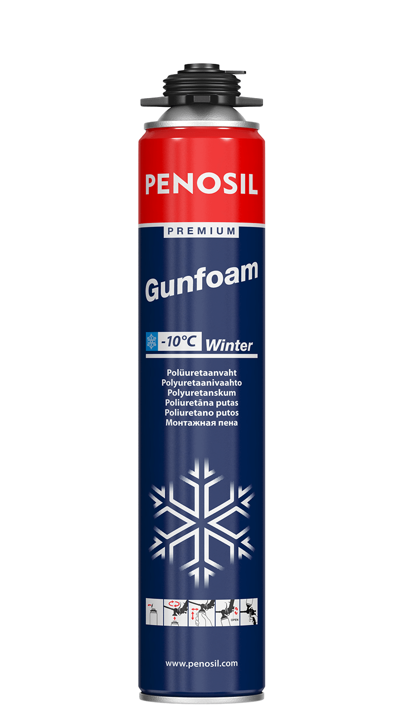 PENOSIL Premium Gunfoam Winter - high thermal and sound insulation foam
