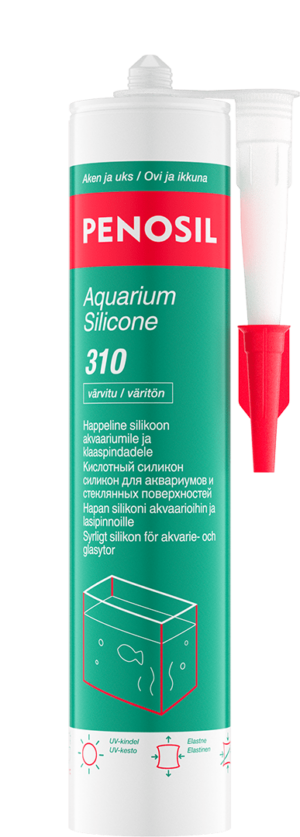 PENOSIL Aquarium Silicone 310 veekindel happeline silikoon