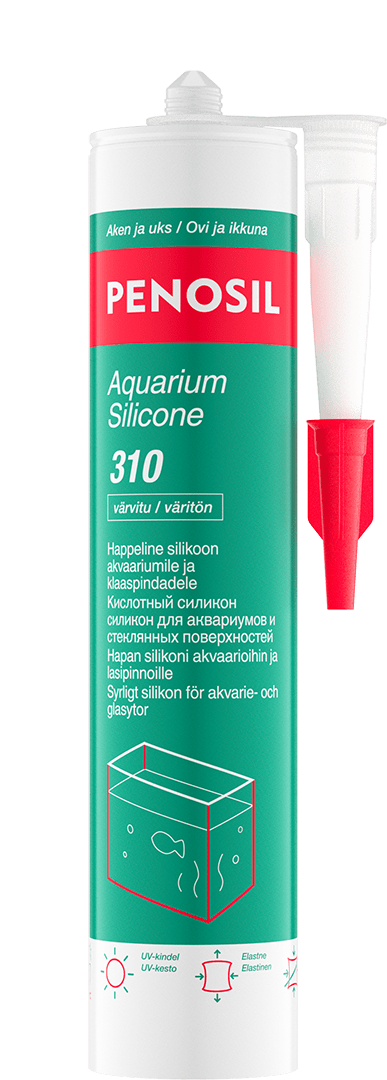 PENOSIL Aquarium Silicone 310 veekindel happeline silikoon