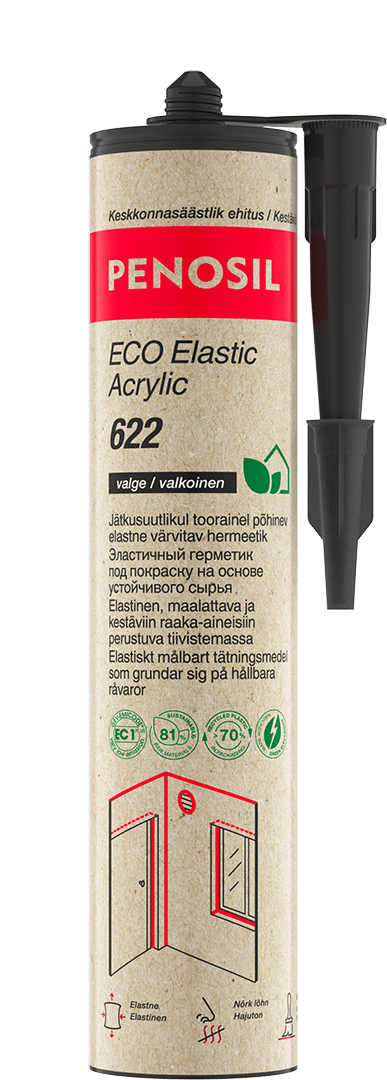 PENOSIL ECO Elastic Acrylic 622 jätkusuutlik silikoniseeritud akrüül