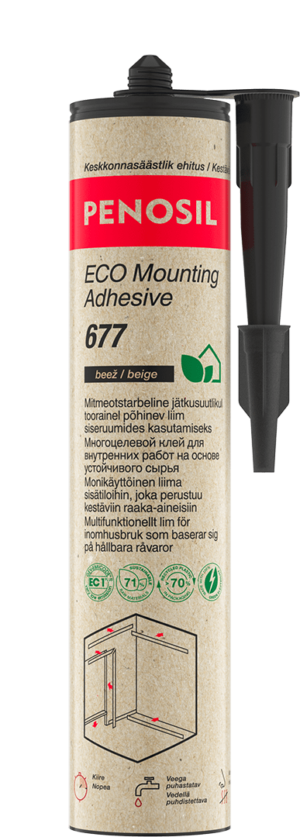 PENOSIL ECO Mounting Adhesive 677 jätkusuutlik akrüülliim