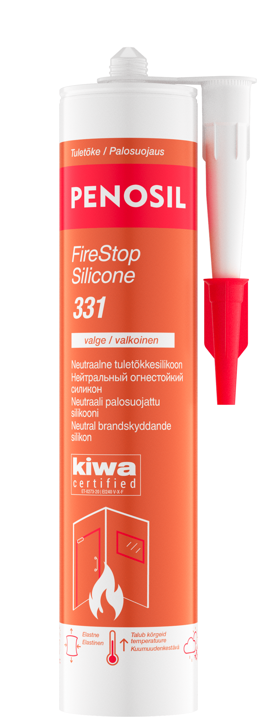 PENOSIL FireStop Silicone 331 - neutraalne uletõkkesilikoon