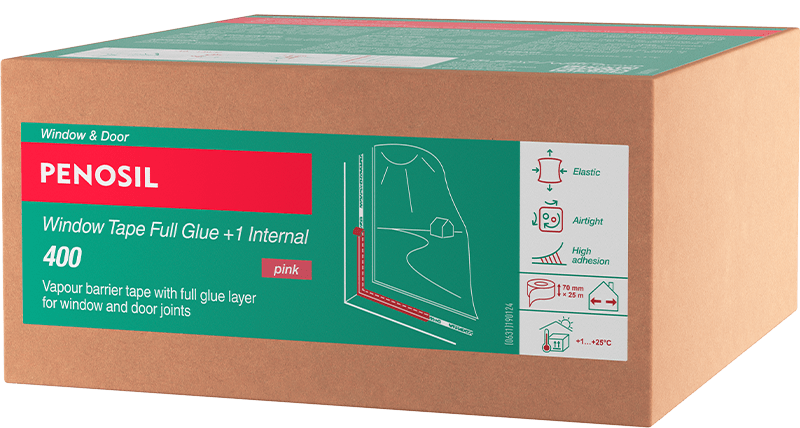 PENOSIL Window Tape Full Glue Internal 400 - Lausliimiga sisemine aurutõkkelint