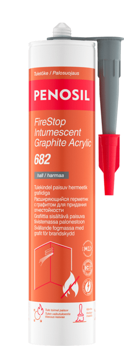 FireStop Intumescent Graphite Acrylic 682