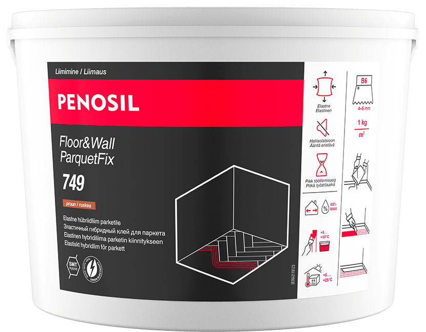 PENOSIL Floor&Wall ParquetFix 749 - Parketi ja puitlaudise liim
