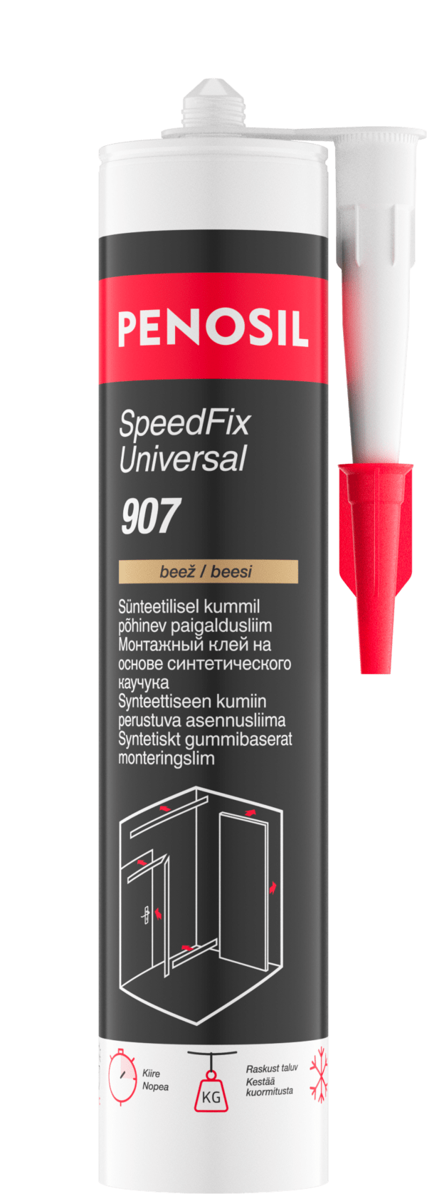 PENOSIL SpeedFix Universal 907 - Universaalne liim kasutamiseks miinuskraadidel