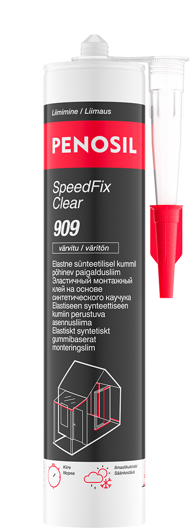 PENOSIL SpeedFix Clear 909 - Elastne läbipaistev liim