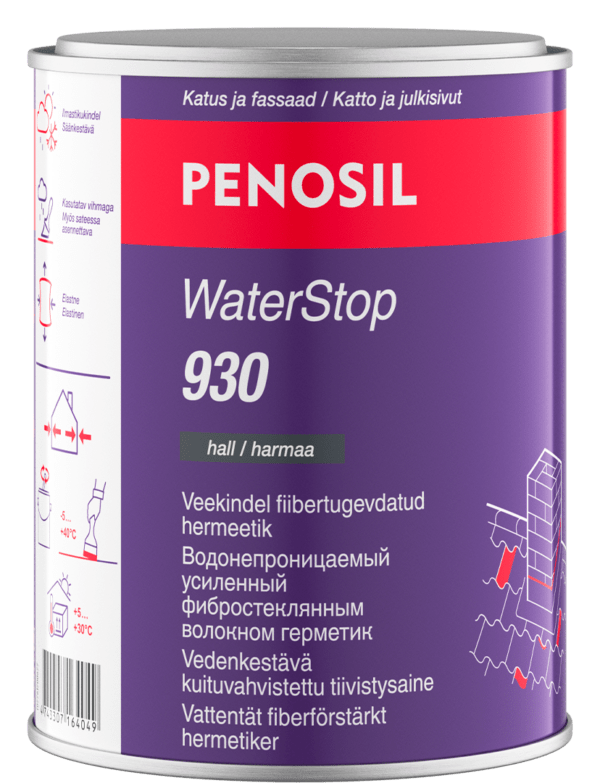 PENOSIL WaterStop 930 - Veekindel kiududega tugevdatud hermeetik