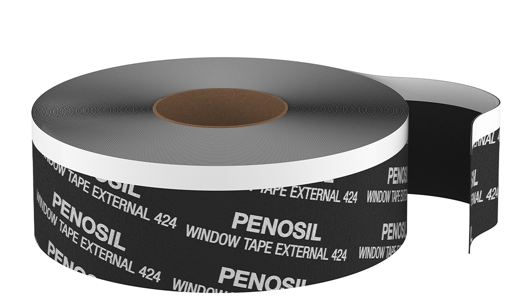 PENOSIL Window Tape External 424 on auruläbilaskev tuuletõkketeip akna- ja uksevuukide tihendamiseks