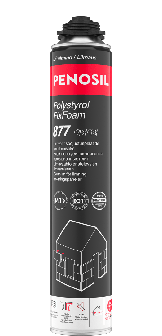 PENOSIL Polystyrol FixFoam 877 vaahtoliima eristelevyille