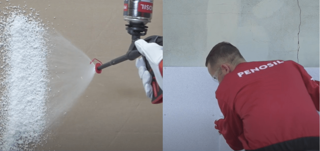 Play video: INNOVAATIO! Lämpöeristäminen ruiskuvaahdolla.