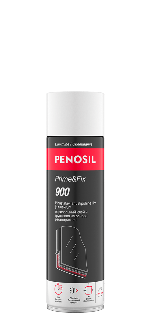 PENOSIL Prime&Fix 900 ruiskutettava liima ja aluke