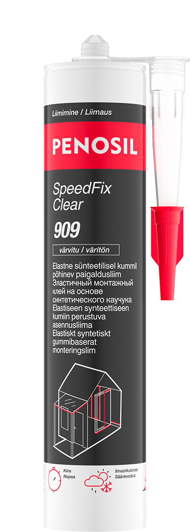 PENOSIL SpeedFix Clear 909 joustava läpinäkyvä liima
