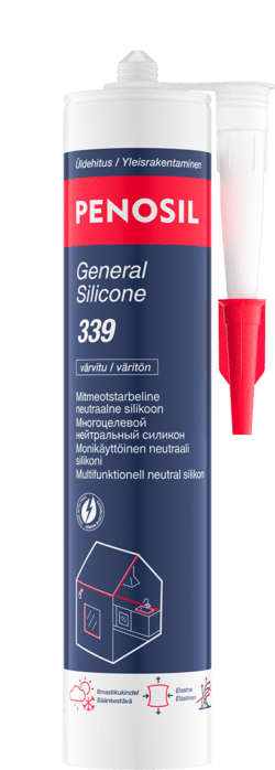 General Silicone 339 / 339c neutraali silikoni perusrakennustöihin