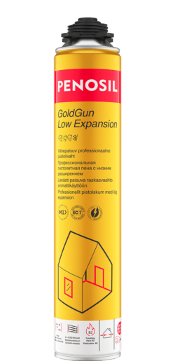 GoldGun Low Expansion All Season vähän laajeneva PU-vaahto ammattikäyttöön