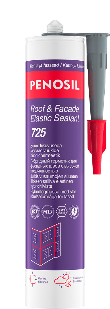 Roof & Facade Elastic Sealant 725 - katon ja julkisivun saumausmassa product image